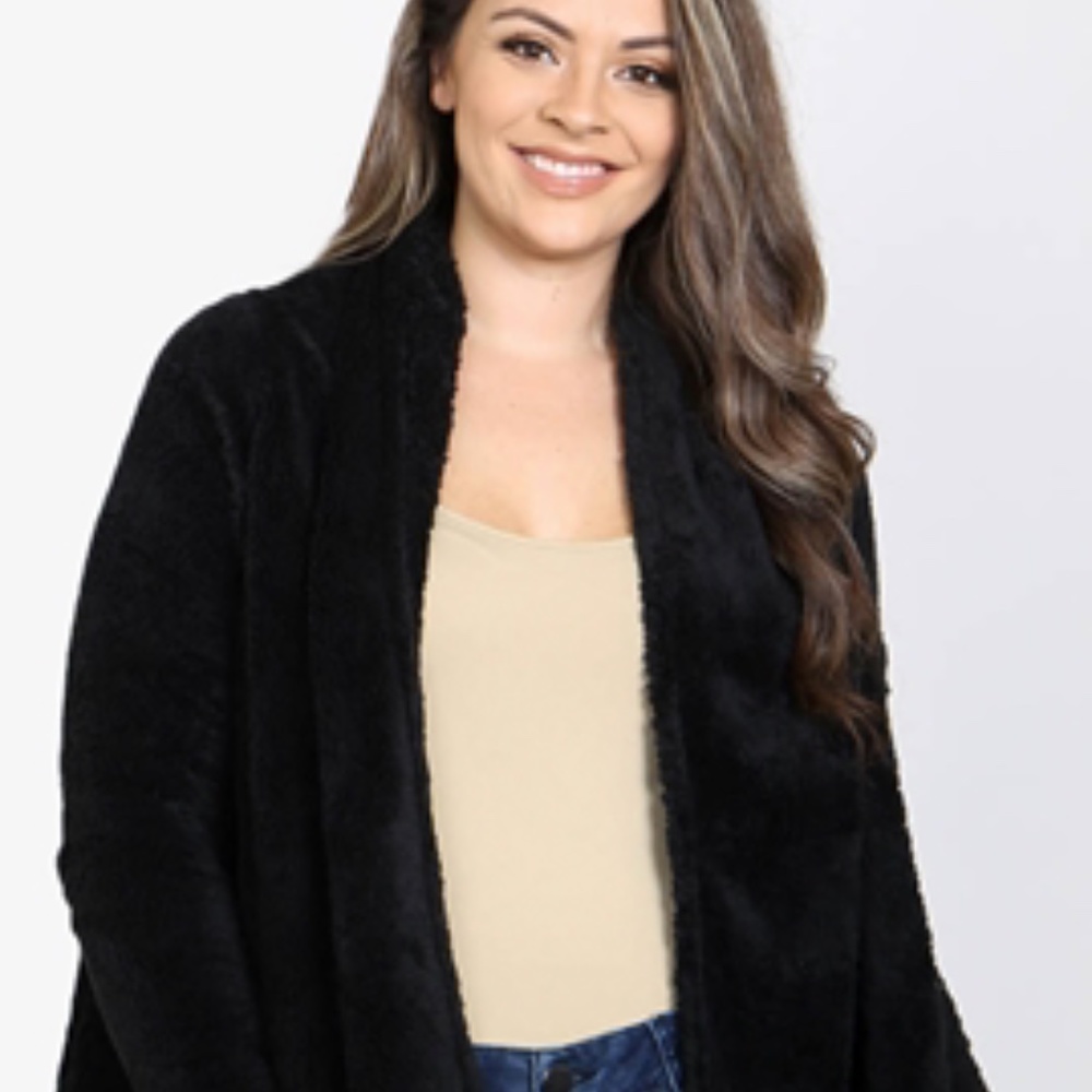 Black Cardigan Sweater - Picture 5 of 5
